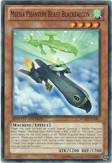 Mecha Phantom Beast Blackfalcon [WGRT-EN061] Common