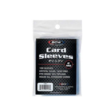 BCW Standard Card Sleeves - 100 Pack