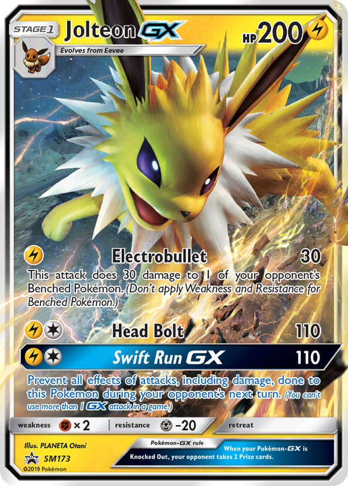 Jolteon GX (SM173) [Sun & Moon: Black Star Promos]