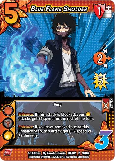 Blue Flame Smolder [League of Villains Unlimited]