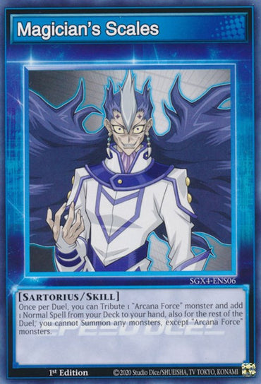 Magician's Scales (Skill Card) [SGX4-ENS06] Common