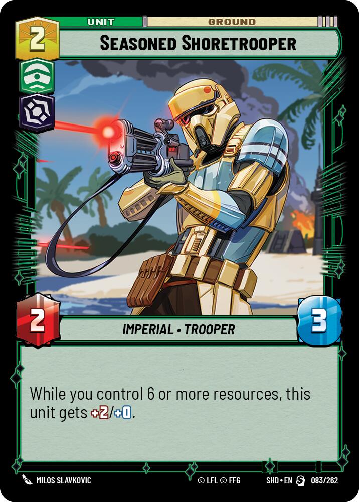 Seasoned Shoretrooper (083/262) [Shadows of the Galaxy]