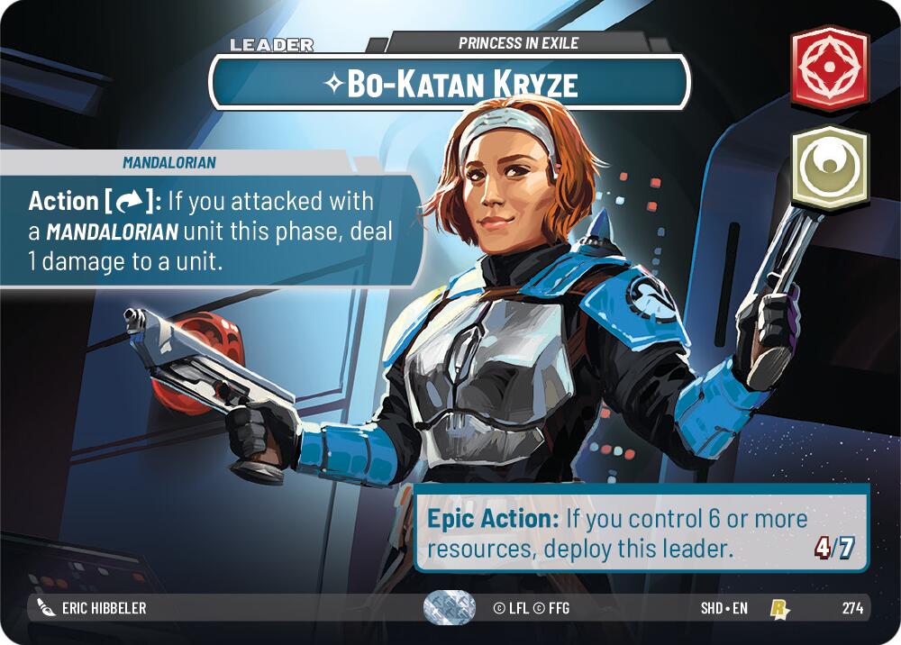 Bo-Katan Kryze - Princess in Exile (Showcase) (274) [Shadows of the Galaxy]