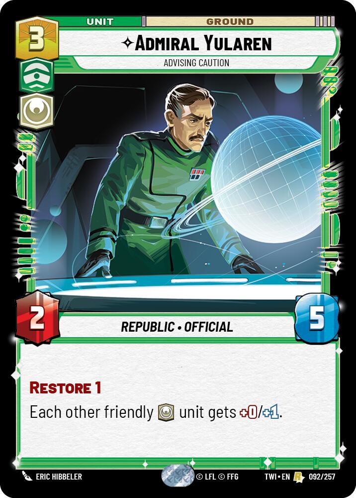 Admiral Yularen (092/257) [Twilight of the Republic]