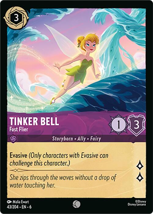 Tinker Bell - Fast Flier (43/204) [Azurite Sea]