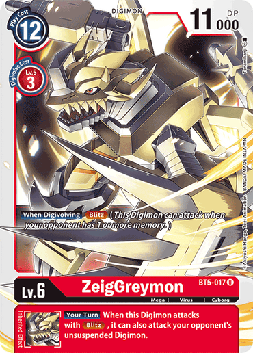 ZeigGreymon [BT5-017] [Battle of Omni]