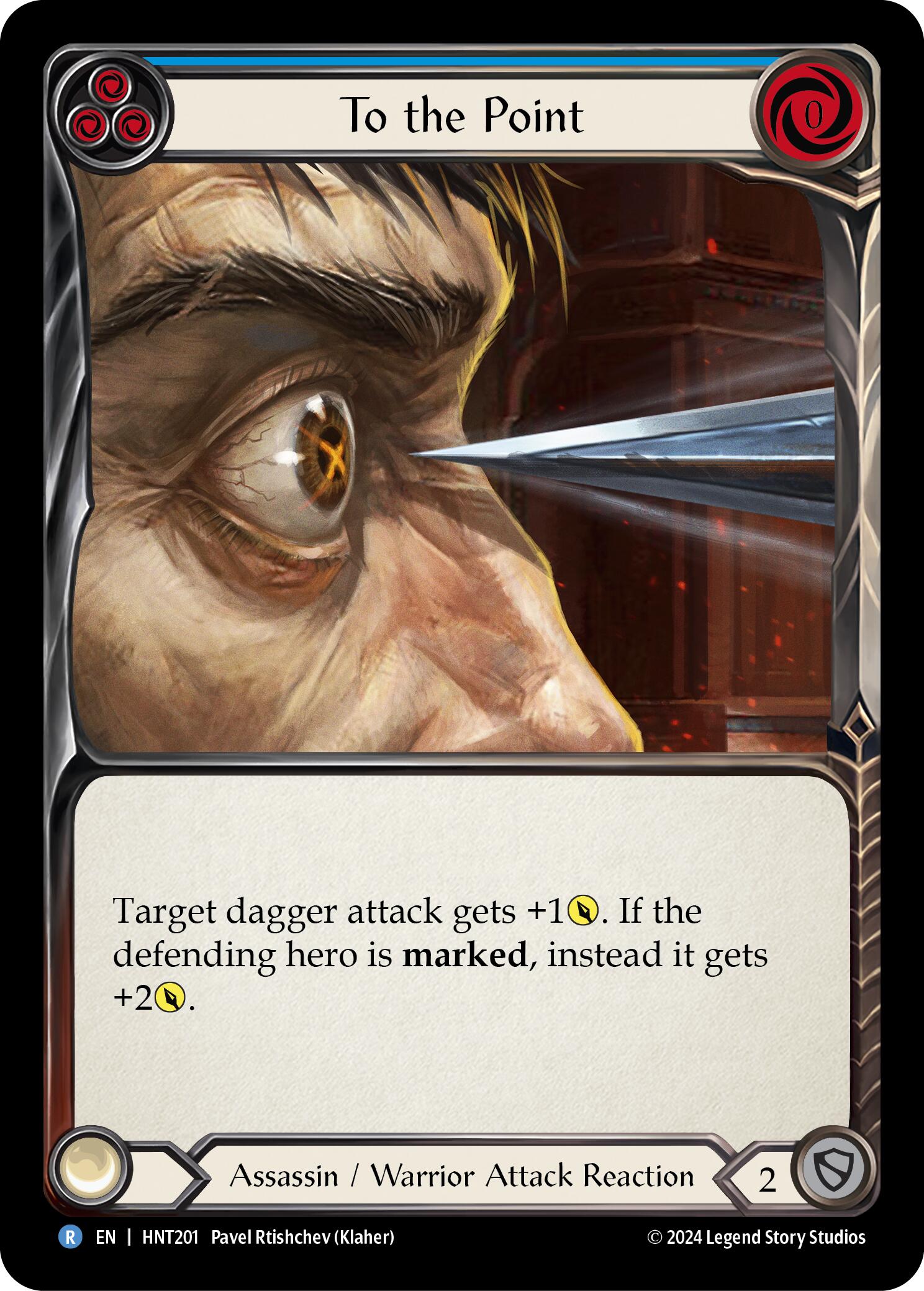 To the Point (Blue) [HNT201] (The Hunted)  Rainbow Foil
