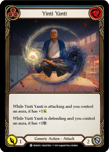 Yinti Yanti (Blue) [MON292-RF] (Monarch)  1st Edition Rainbow Foil