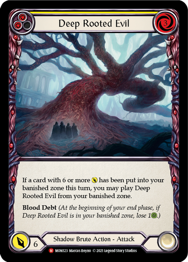 Deep Rooted Evil [MON123-RF] (Monarch)  1st Edition Rainbow Foil